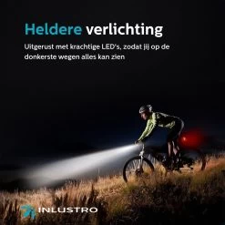 Inlustro Fietslamp Set - Voorlicht / Achterlicht - LED Fietslampjes Rood En Wit - Fietslicht Koplamp - Waterdicht - USB Oplaadbaar 16 Inlustro Fietslamp Set - Voorlicht / Achterlicht - LED Fietslampjes Rood En Wit - Fietslicht Koplamp - Waterdicht - USB Oplaadbaar -Fietsenwinkel 1200x1200 517