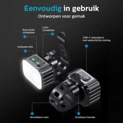 Inlustro Fietslamp Set - Voorlicht / Achterlicht - LED Fietslampjes Rood En Wit - Fietslicht Koplamp - Waterdicht - USB Oplaadbaar 19 Inlustro Fietslamp Set - Voorlicht / Achterlicht - LED Fietslampjes Rood En Wit - Fietslicht Koplamp - Waterdicht - USB Oplaadbaar -Fietsenwinkel 1200x1200 520