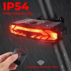 B-care Elektrische Fietsverlichting - Inclusief Afstandsbediening En Richtingaanwijzers - Fietsalarm - Anti Diefstal Alarm - Fiets Achterlicht - Fietsbel - Fiets Accessoires 19 B-care Elektrische Fietsverlichting - Inclusief Afstandsbediening En Richtingaanwijzers - Fietsalarm - Anti Diefstal Alarm - Fiets Achterlicht - Fietsbel - Fiets Accessoires -Fietsenwinkel 1200x1200 526