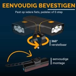 AXIMO Fietsverlichting 500 Lumen - Fietslamp USB Oplaadbaar LED - Voorlicht En Achterlicht - Fietslicht Set -Fietsenwinkel 1200x1200 535