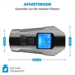 Seidon™ - Fietslamp - Fietsverlichting - Fietslampjes - Fiets Snelheidsmeter - LED Display - Klok - Fietsbel -Fietsenwinkel 1200x1200 591