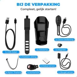 Seidon™ - Fietslamp - Fietsverlichting - Fietslampjes - Fiets Snelheidsmeter - LED Display - Klok - Fietsbel -Fietsenwinkel 1200x1200 593