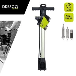 Dresco Fietspomp - Manometer – Zwart -Fietsenwinkel 1200x1200 611