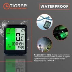 Kilometerteller Fiets - Fietscomputer Draadloos - KM Teller Fiets - Waterdicht Met 17 Functies Snelheidsmeter -Fietsenwinkel 1200x1200 673