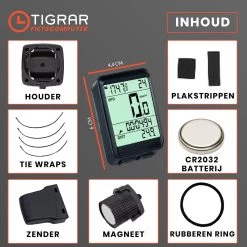 Kilometerteller Fiets - Fietscomputer Draadloos - KM Teller Fiets - Waterdicht Met 17 Functies Snelheidsmeter -Fietsenwinkel 1200x1200 676