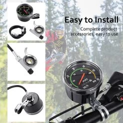 Mechanische Retro Kilometerteller Voor Fietsen - Analoge Fiets Snelheidsmeter - Retro Fietscomputer - Kilometerteller Fiets - Snelheidsmeter Fiets -Fietsenwinkel 1200x1200 677