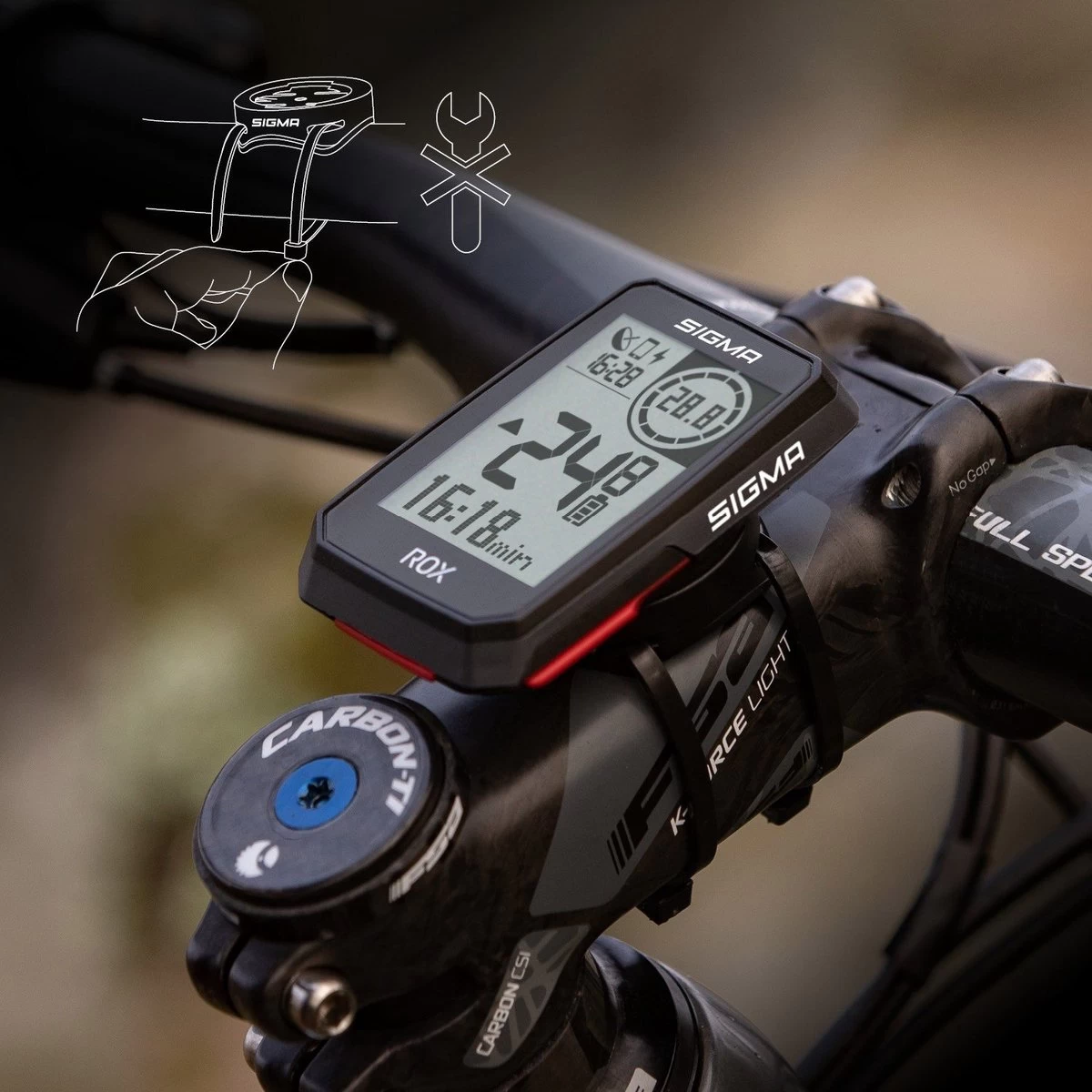 SIGMA SPORT GPS Fietscomputer Sigma ROX 2.0 GPS Met Standaard Stuurhouder - Zwart 6 SIGMA SPORT GPS Fietscomputer Sigma ROX 2.0 GPS Met Standaard Stuurhouder - Zwart - Afbeelding 4