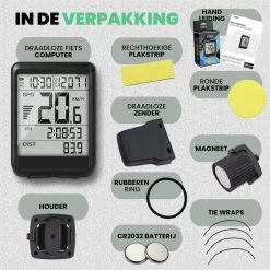 Strex Draadloze Fietscomputer - 17 Functies - Extra Groot Scherm - Draadloze Fiets Computer Draadloos Waterdicht - NL Handleiding -Fietsenwinkel 1200x1200 738