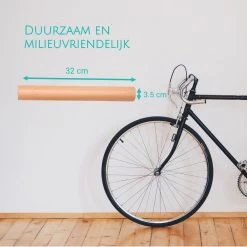 Fiets Ophangsysteem Van Massief Beukenhout | 2 Stuks | 32cm | Ophangbeugel | Muurbeugel Fiets | &ERGY -Fietsenwinkel 1200x1200 772