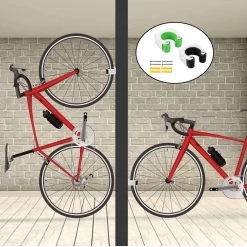 Racefiets Ophangsysteem - Fietshaak Muurbevestiging - Fiets Ophangbeugel - Bike Muurbeugel Fiets - Fietsenrek - Fietsbeugel -Fietsenwinkel 1200x1200 782