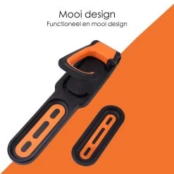 Fiets Ophangbeugel - Zwart / Oranje - Cycling WallMount - Muurhouder Fiets - Muurbeugel Wandhouder Wandbeugel - Muurbevestiging Ophangsysteem - Muur Houder Fietsbeugel Fietshaak -Fietsenwinkel 1200x1200 793