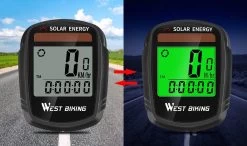 Draadloze Verlichte Fietscomputer - USB Oplaadbaar- Op Zonne- Energie - Kilometerteller - Klok - Calorie Teller - Snelheidsmeter - Auto Wake - IPX7 Waterdicht - 5 Talen - Met Verlichte LCD Display - Multifunctioneel - Inclusief Sensor - Zwart 15 Draadloze Verlichte Fietscomputer - USB Oplaadbaar- Op Zonne- Energie - Kilometerteller - Klok - Calorie Teller - Snelheidsmeter - Auto Wake - IPX7 Waterdicht - 5 Talen - Met Verlichte LCD Display - Multifunctioneel - Inclusief Sensor - Zwart -Fietsenwinkel 1200x710