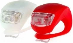 Merkloos Dutch Gadgets - Fietslampjes LED - Set Wit En Rood - Inclusief Batterijen -Fietsenwinkel 1200x721