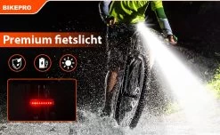 BikePro LED Fietsverlichting Set - Voorlicht En Achterlicht - USB Oplaadbaar - Fietslamp - Koplamp Fiets - Fietslampjes - Fietslichten -Fietsenwinkel 1200x737