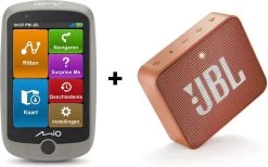 Mio Cyclo Discover Volledig Europa 3,5 Inch - GPS Fietsnavigatie Incl. JBL GO2 Bluetooth Speaker