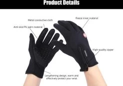 Merkloos Handschoenen - Touchscreen - Grip - Waterafstotend - Thermisch - Wintersport - Ski/Snowboardhandschoenen - Fietshandschoenen - Dames - Maat M - Stretch - Roze -Fietsenwinkel 1200x841