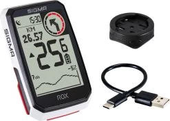 SIGMA SPORT GPS Fietscomputer Sigma ROX 4.0 GPS Met Standaard Stuurhouder - Wit -Fietsenwinkel 1200x859 1
