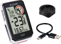 SIGMA SPORT GPS Fietscomputer Sigma ROX 2.0 GPS Met Standaard Stuurhouder - Wit -Fietsenwinkel 1200x865 1
