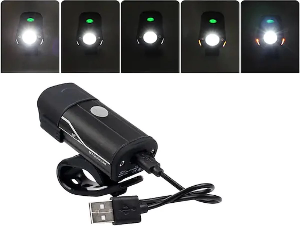 Lovnix - Oplaadbare Fietslamp LED Verlichting Set - USB Oplaadbaar - Fietslicht Met LED Lamp - Voor- En- Achter Licht - Regenbestendig - Geschikt Voor Mountainbike Fietsen Wandelen Speleologie 8 Lovnix - Oplaadbare Fietslamp LED Verlichting Set - USB Oplaadbaar - Fietslicht Met LED Lamp - Voor- En- Achter Licht - Regenbestendig - Geschikt Voor Mountainbike Fietsen Wandelen Speleologie - Afbeelding 6