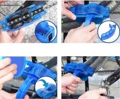 VITAMO Fietsketting Reiniger + 4 Borstels - Fiets Ketting Schoonmaken - Kettingbeschermer - Fietsgereedschap - Kettingborstel - Fietsversnelling Cleaner - Fietskettingreiniger - Schoonmaak Set - Gratis Handschoenen -Fietsenwinkel 1200x989 1