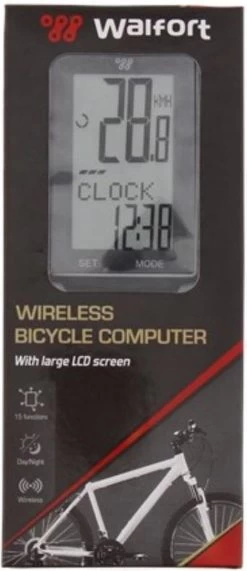 Walfort Wireless Bicycle Computer Fietscomputer - Draadloos -Fietsenwinkel 519x1200