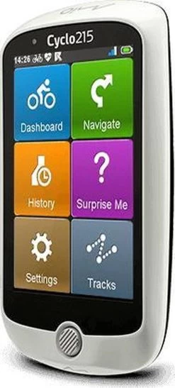 Mio Cyclo 215 Full EU - GPS Fietsnavigatie -Fietsenwinkel 542x1200