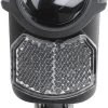AXA Nox Sport 12 Lux - Fietslamp Voorlicht - LED Koplamp - Fietsverlichting Op Batterij - Auto/Off - Zwart -Fietsenwinkel 582x1200