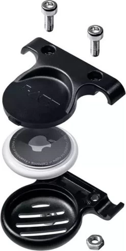 LAUT - BIKE TAG Saddle Mount For AirTag - Black -Fietsenwinkel 603x1200