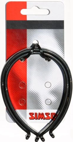 Simson Broekklemmen Kunststof Reflectie Zwart 2 Stuks -Fietsenwinkel 619x1200