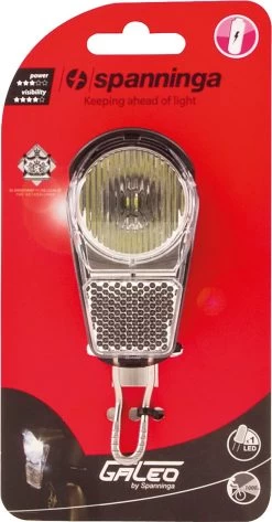 Spanninga Galeo Fiets Koplamp - 4 Lux - Batterij -Fietsenwinkel 627x1200