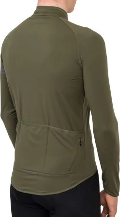 AGU Thermo Fietsshirt Lange Mouwen Essential Heren - Army Green - XL -Fietsenwinkel 668x1200