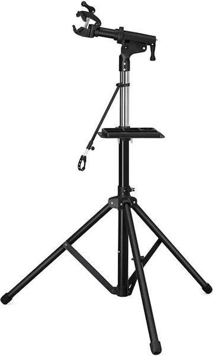 Merkloos Decopatent® PRO Montagestandaard Fiets - 360° Draaibaar - Verstelbaar + Gereedschapsbakje - Fiets Montage Reparatie Standaard 7 Merkloos Decopatent® PRO Montagestandaard Fiets - 360° Draaibaar - Verstelbaar + Gereedschapsbakje - Fiets Montage Reparatie Standaard - Afbeelding 5