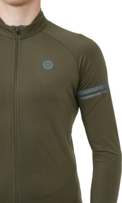 AGU Thermo Fietsshirt Lange Mouwen Essential Heren - Army Green - XL -Fietsenwinkel 722x1200