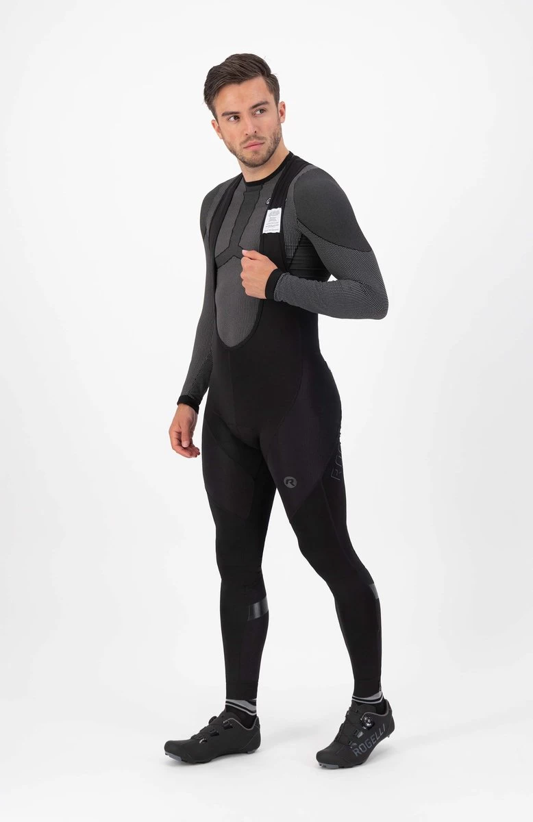 Rogelli Focus - Lange Fietsbroek Met Bretels - Heren - Maat M - Zwart 4 Rogelli Focus - Lange Fietsbroek Met Bretels - Heren - Maat M - Zwart - Afbeelding 2