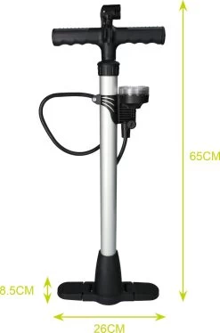 Dresco Fietspomp - Manometer – Zwart -Fietsenwinkel 793x1200 2