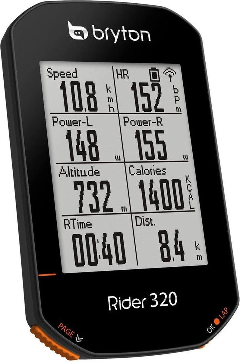 Bryton Rider 320 E / Basis Fietscomputer - 320 E / Basis 8 Bryton Rider 320 E / Basis Fietscomputer - 320 E / Basis - Afbeelding 6