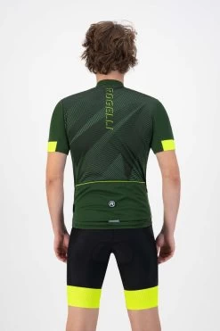 Rogelli Dusk - Fietsshirt Korte Mouwen - Heren - Maat XL - Groen, Fluor-Geel -Fietsenwinkel 800x1200 23