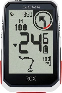 SIGMA SPORT GPS Fietscomputer Sigma ROX 4.0 GPS Met Standaard Stuurhouder - Wit -Fietsenwinkel 807x1200 2