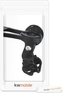 Kwmobile Houder Voor Garmin Edge / Bryton Rider / CatEye - Fietshouder Voor Navigatiesysteem - Stuurhouder In Zwart -Fietsenwinkel 809x1200