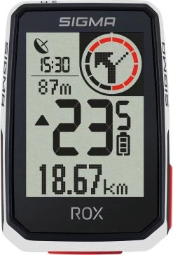 SIGMA SPORT GPS Fietscomputer Sigma ROX 2.0 GPS Met Standaard Stuurhouder - Wit -Fietsenwinkel 815x1200 2