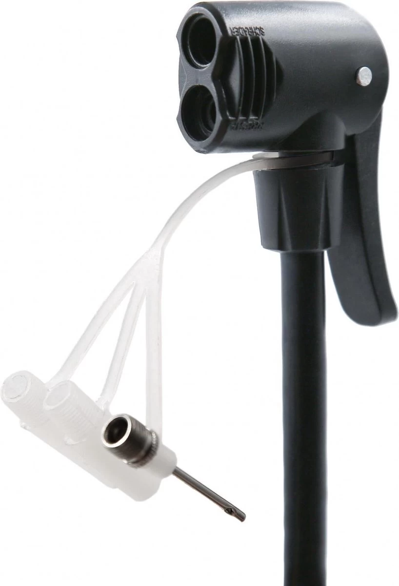 AMIGO Fietspomp M1 - Vloerpomp Voor Hollands Ventiel/ Frans Ventiel/ Autoventiel - Zwart 6 AMIGO Fietspomp M1 - Vloerpomp Voor Hollands Ventiel/ Frans Ventiel/ Autoventiel - Zwart - Afbeelding 4