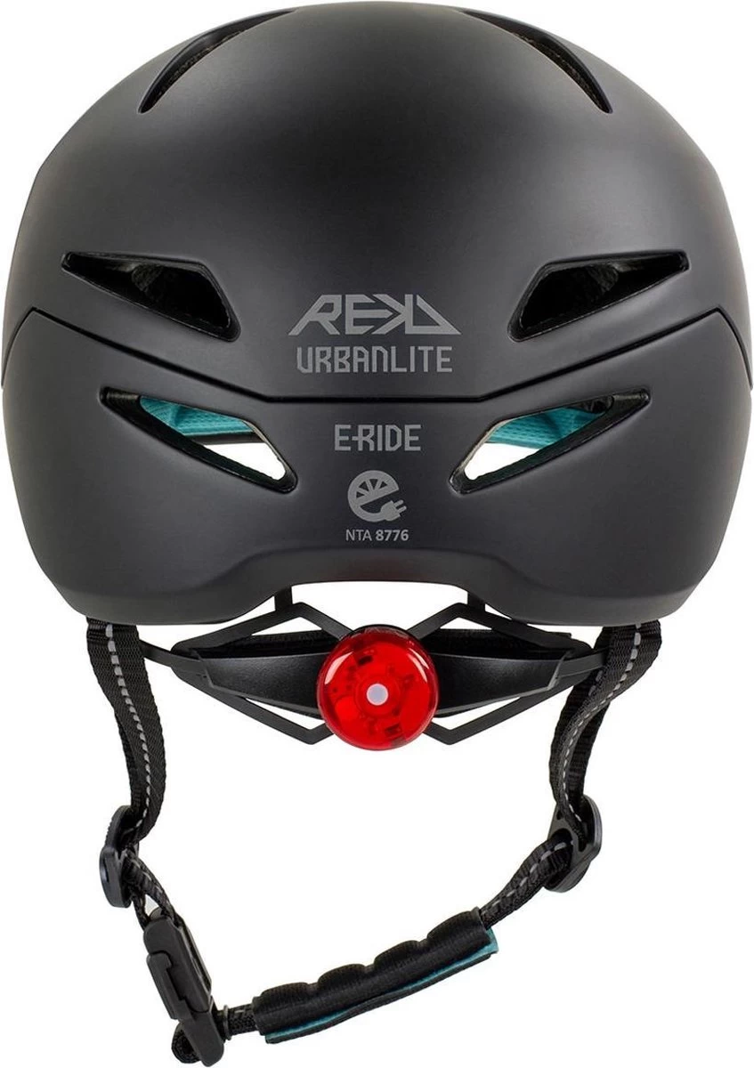 REKD Urbanlite Speed-Pedelec Helm | NTA 8776 Goedgekeurd | Snorfiets Helm | Snorscooter - Zwart 8 REKD Urbanlite Speed-Pedelec Helm | NTA 8776 Goedgekeurd | Snorfiets Helm | Snorscooter - Zwart - Afbeelding 6