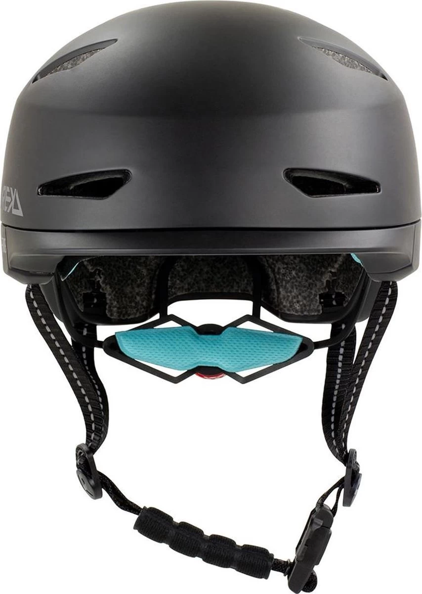 REKD Urbanlite Speed-Pedelec Helm | NTA 8776 Goedgekeurd | Snorfiets Helm | Snorscooter - Zwart 6 REKD Urbanlite Speed-Pedelec Helm | NTA 8776 Goedgekeurd | Snorfiets Helm | Snorscooter - Zwart - Afbeelding 4