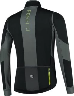 Rogelli Brave Winterjack - Fietsjack - Zwart/Grijs/Fluor - Heren - Maat L