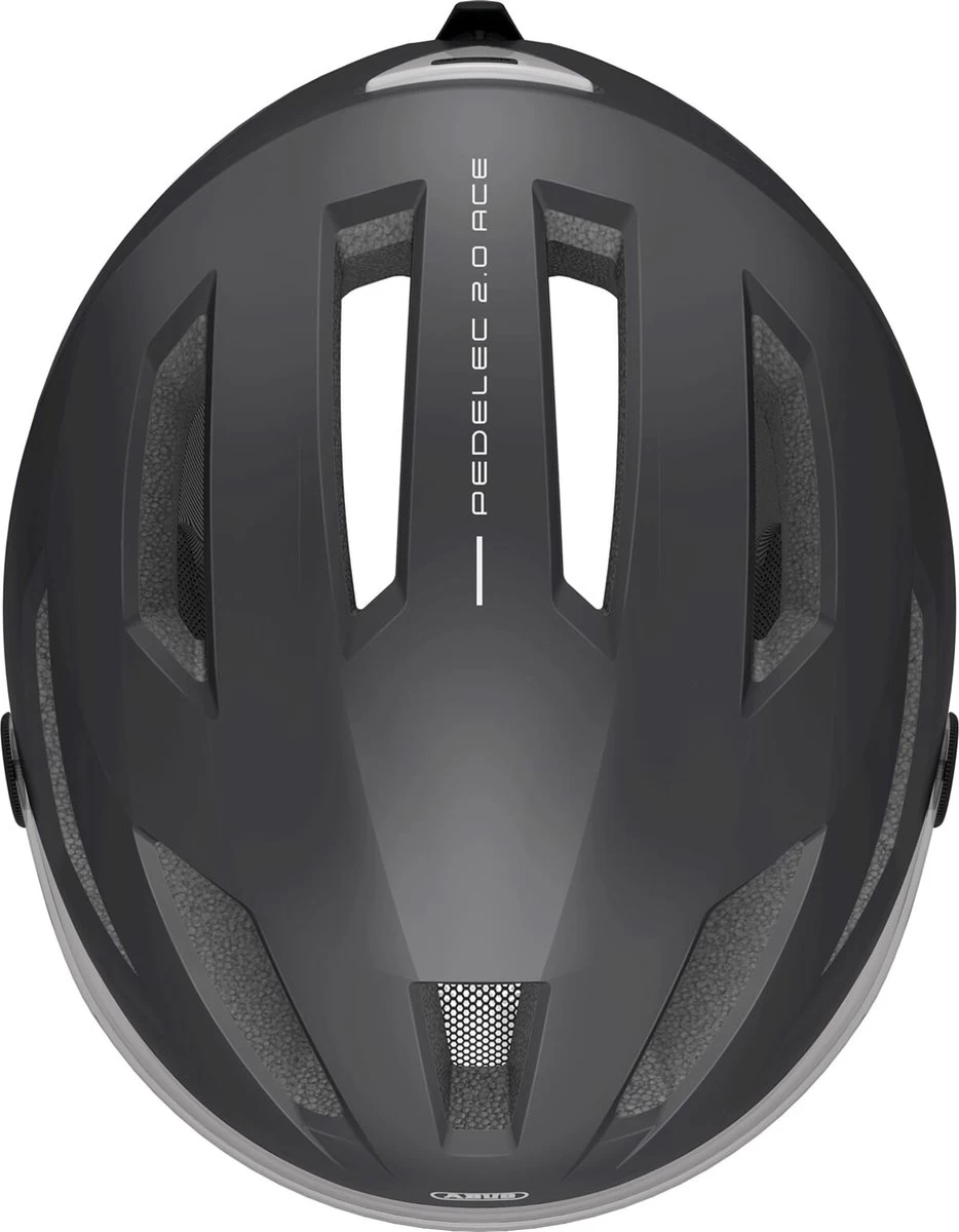 ABUS Pedelec 2.0 ACE Fietshelm – Titan – Maat M (52-57 Cm) NTA Gekeurd – Geschikt Voor High Speed E-bikes En Snorfietsen 8 ABUS Pedelec 2.0 ACE Fietshelm – Titan – Maat M (52-57 Cm) NTA Gekeurd – Geschikt Voor High Speed E-bikes En Snorfietsen - Afbeelding 6