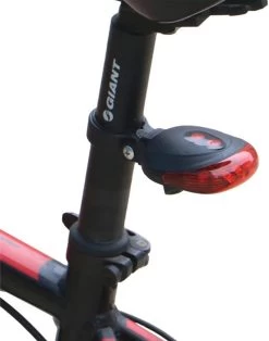 Fiets Achterlicht - LED Licht Met Laser - Fiets Lamp - Waterdicht - Racefiets Verlichting - Inclusief Batterijen - Rheme -Fietsenwinkel 945x1200