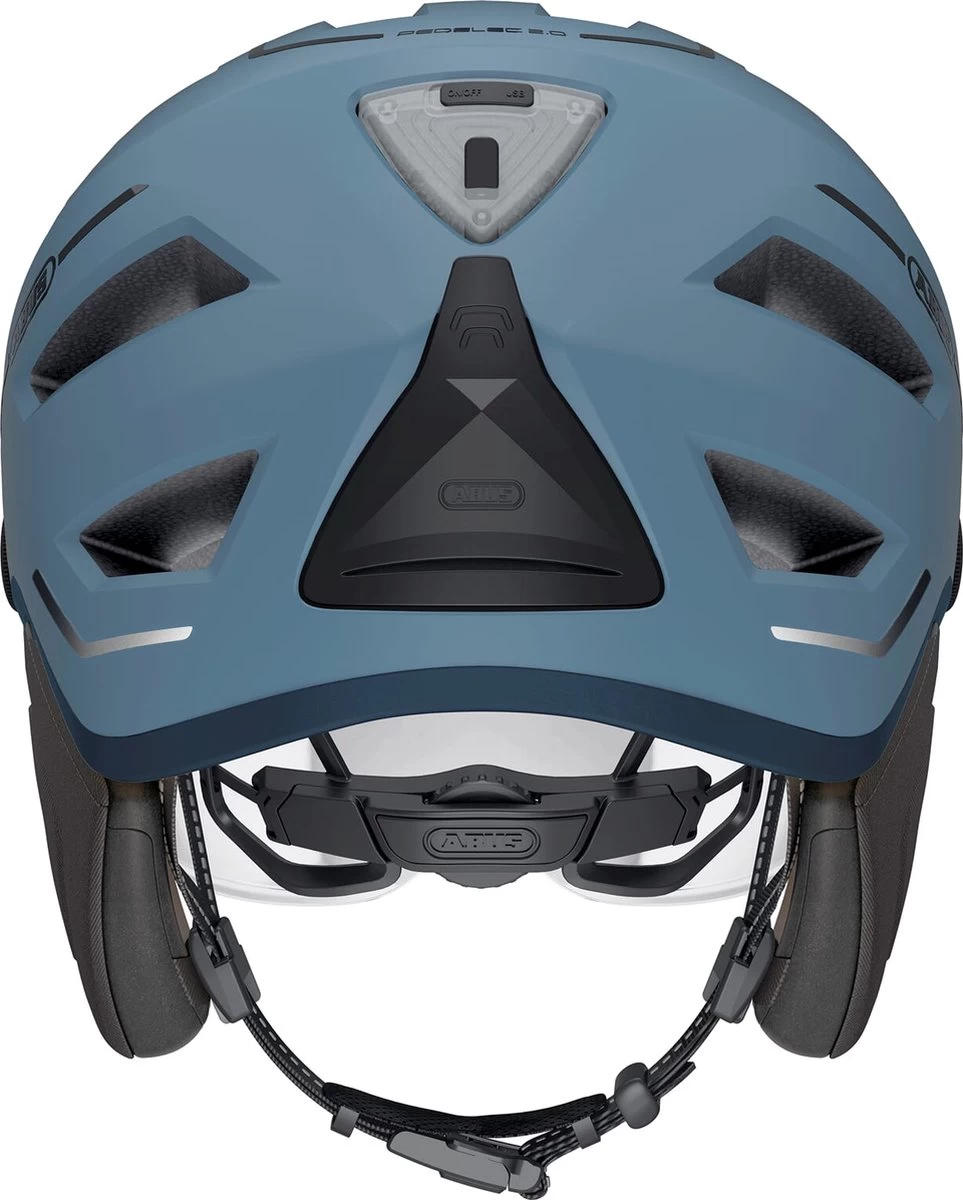 Abus Helm Pedelec 2.0 ACE Fietshelm - Maat L (56-62cm) - Glacier Blue 8 Abus Helm Pedelec 2.0 ACE Fietshelm - Maat L (56-62cm) - Glacier Blue - Afbeelding 6