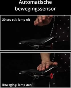 Rockbros Fietsachterlicht - Fietslamp - Fietsverlichting - Remlicht - Smart - USB - Multifunctioneel - Fietsremlicht - LED - Indicator -Fietsenwinkel 964x1200 5