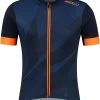Rogelli Dusk Fietsshirt Heren Blauw/Oranje - Maat XL