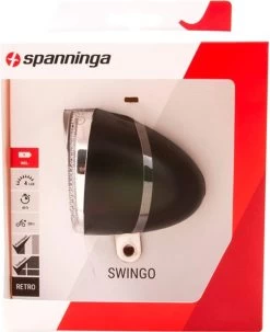 Spanninga Swingo Fiets Koplamp - 4 Lux - Batterij -Fietsenwinkel 979x1200